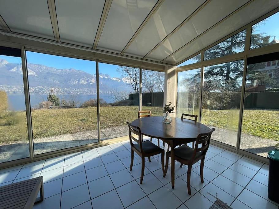 La Roseliere Sud, Vue Lac & Jardin Sévrier Exterior foto